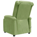 massagestol velour lysegrøn