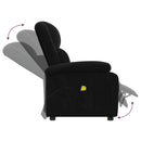 massagestol velour sort