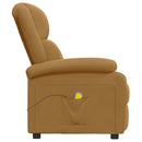 massagestol velour brun