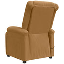 massagestol velour brun
