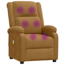 massagestol velour brun