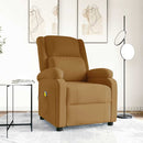 massagestol velour brun