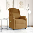 massagestol velour brun