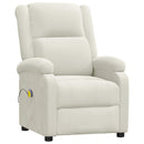 massagestol velour cremefarvet