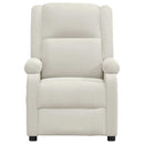 massagestol velour cremefarvet