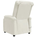 massagestol velour cremefarvet