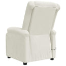 massagestol velour cremefarvet