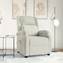 massagestol velour cremefarvet