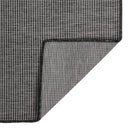 fladvævet udendørstæppe 80x250 cm grå