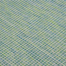 fladvævet udendørstæppe 160x230 cm turkis
