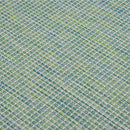 fladvævet udendørstæppe 200x280 cm turkis