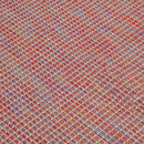 fladvævet udendørstæppe 100x200 cm rød