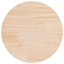 bordplade Ø60x2,5 cm massivt fyrretræ