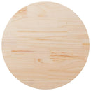 bordplade Ø80x2,5 cm massivt fyrretræ