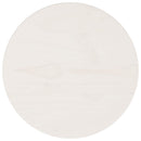 bordplade Ø30x2,5 cm massivt fyrretræ hvid