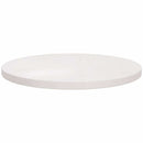 bordplade hvid Ø50x2,5 cm massivt fyrretræ