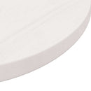 bordplade hvid Ø60x2,5 cm massivt fyrretræ