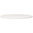 bordplade Ø90x2,5 cm massivt fyrretræ hvid