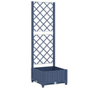 havekrukke med espalier blågrå 40x40x121,5 cm PP