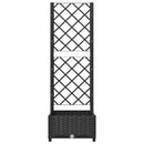 haveplantekasse med espalier sort 40x40x121,5 cm PP