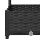haveplantekasse med espalier sort 40x40x121,5 cm PP