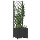 haveplantekasse med espalier sort 40x40x136 cm PP