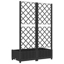 haveplantekasse med espalier sort 80x40x121,5 cm PP