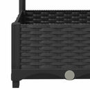 haveplantekasse med espalier sort 80x40x121,5 cm PP