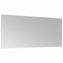 badeværelsesspejl med LED-lys 90x40 cm