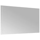 badeværelsesspejl med LED-lys 100x60 cm