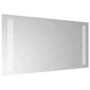 badeværelsesspejl med LED-lys 40x20 cm