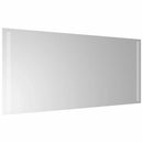 badeværelsesspejl med LED-lys 90x40 cm