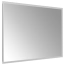 badeværelsesspejl med LED-lys 70x50 cm
