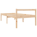 seniorseng enkeltseng 75x190 cm massivt fyrretræ