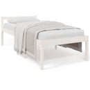 seniorseng 75x190 cm enkeltseng massivt fyrretræ hvid