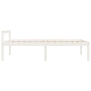 seniorseng 75x190 cm enkeltseng massivt fyrretræ hvid