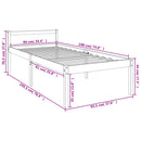 seniorseng 90x190 cm enkeltseng massivt fyrretræ