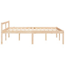sengeramme 120x190 cm dobbeltseng massivt fyrretræ