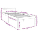 seniorseng 90x200 cm massivt fyrretræ