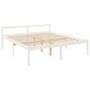seniorseng 180x200 cm super kingsize massivt fyrretræ hvid
