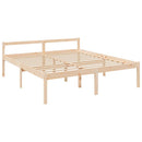 seniorseng 200x200 cm massivt fyrretræ