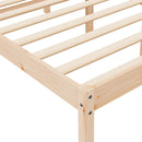 seniorseng 200x200 cm massivt fyrretræ