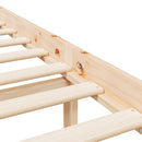 seniorseng 200x200 cm massivt fyrretræ