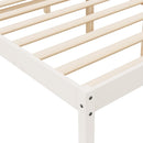 seniorseng 200x200 cm massivt fyrretræ hvid