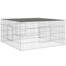 kaninbur 110x110x55 cm galvaniseret jern