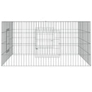 kaninbur 110x110x55 cm galvaniseret jern
