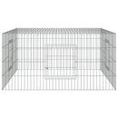 kaninbur 110x110x55 cm galvaniseret jern