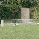 3-panels kaninbur 325x109x54 cm galvaniseret jern
