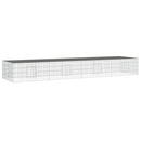 4-panels kaninbur 433x109x54 cm galvaniseret jern