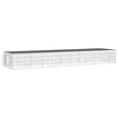 4-panels kaninbur 433x109x54 cm galvaniseret jern